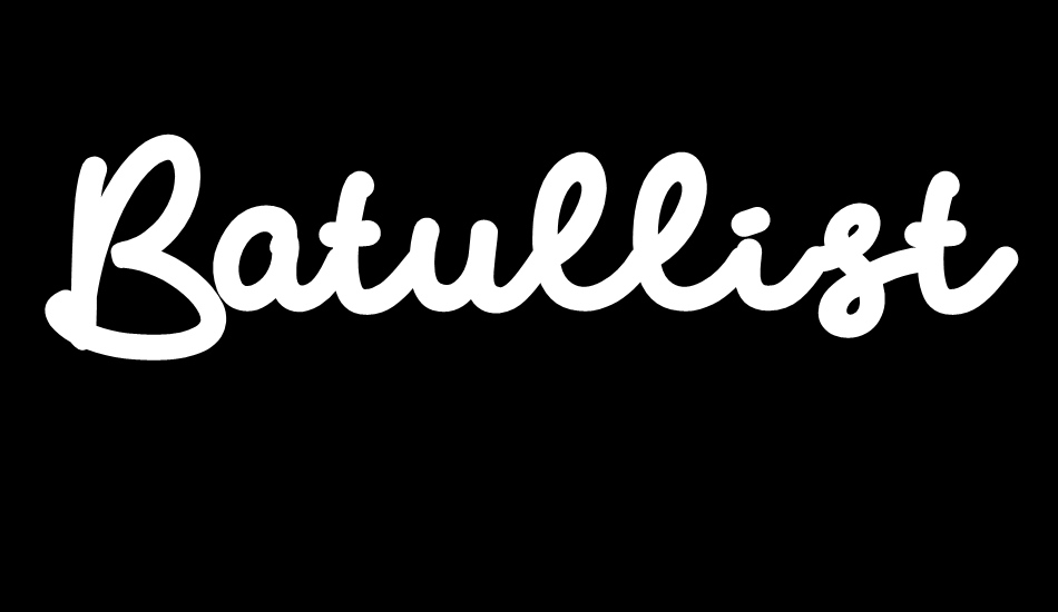 Batullistiwa font big