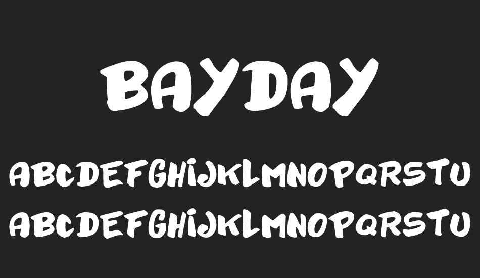 Bayday font