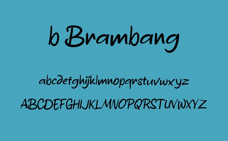 B Brambang font