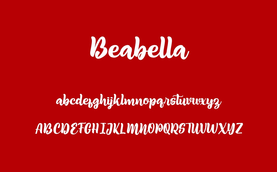 Beabella font