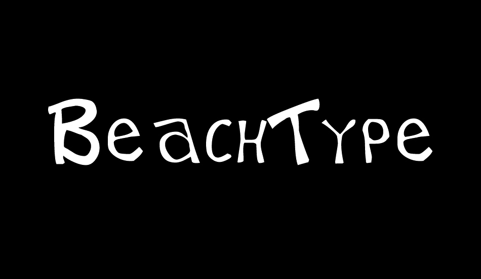 BeachType font big