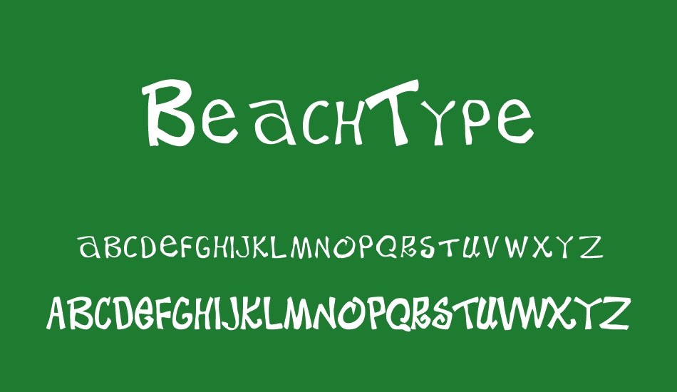 BeachType font