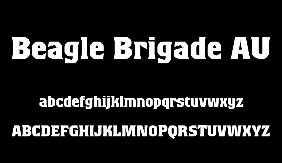 Beagle Brigade AU font