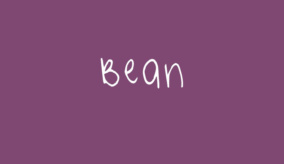 Bean font big