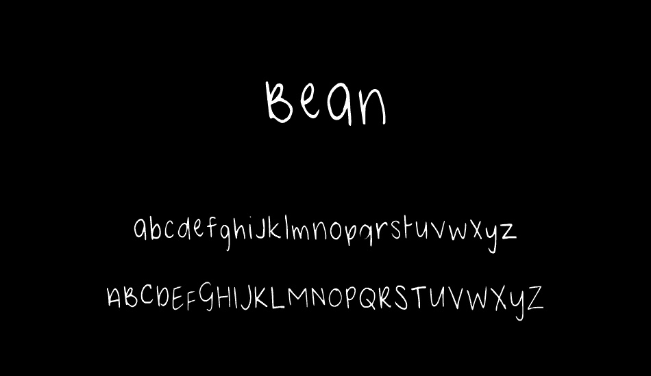 Bean font