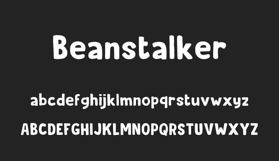 Beanstalker DEMO font