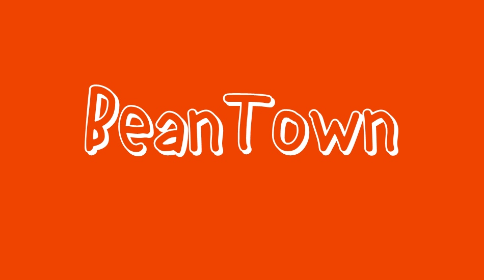 BeanTown font big