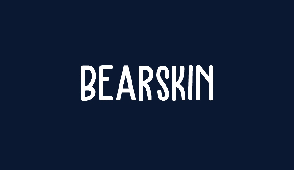 Bearskin DEMO font big