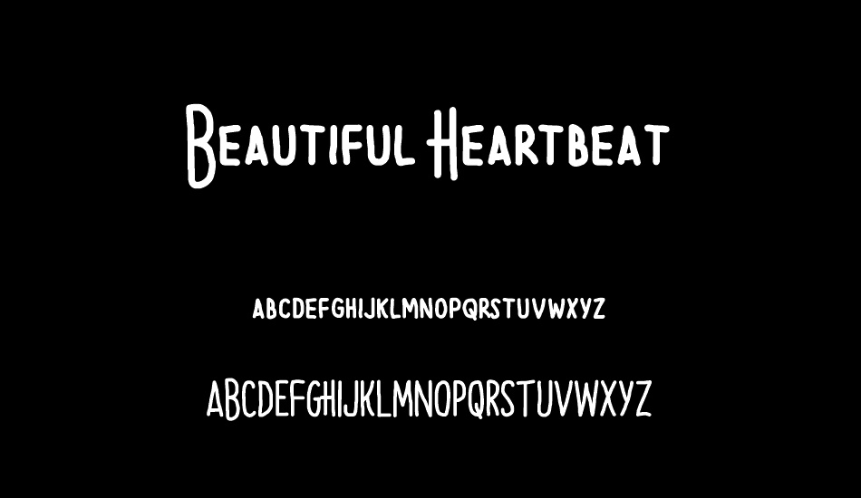 Beautiful Heartbeat font