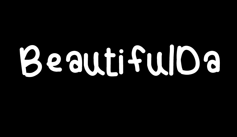 BeautifulDay font big