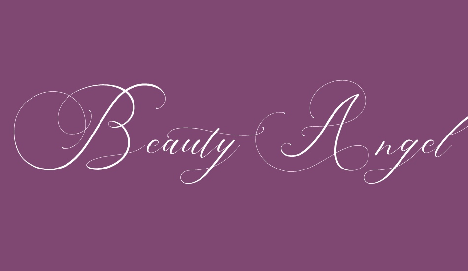 Beauty Angelique font big