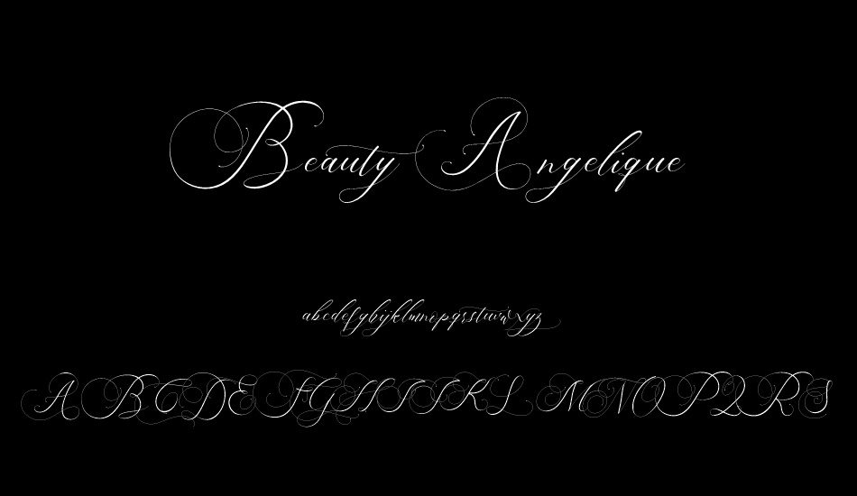 Beauty Angelique font