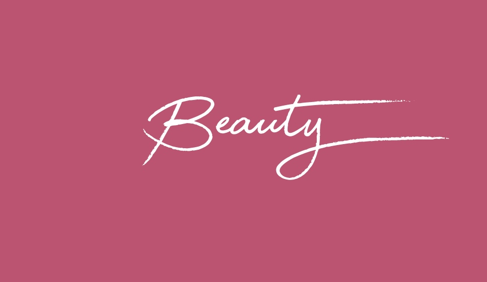 Beauty font big