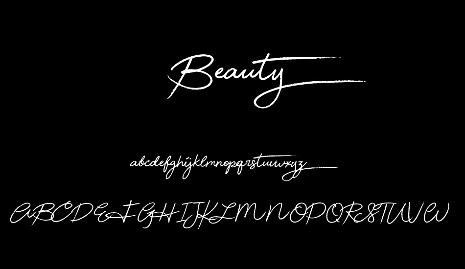 Beauty font