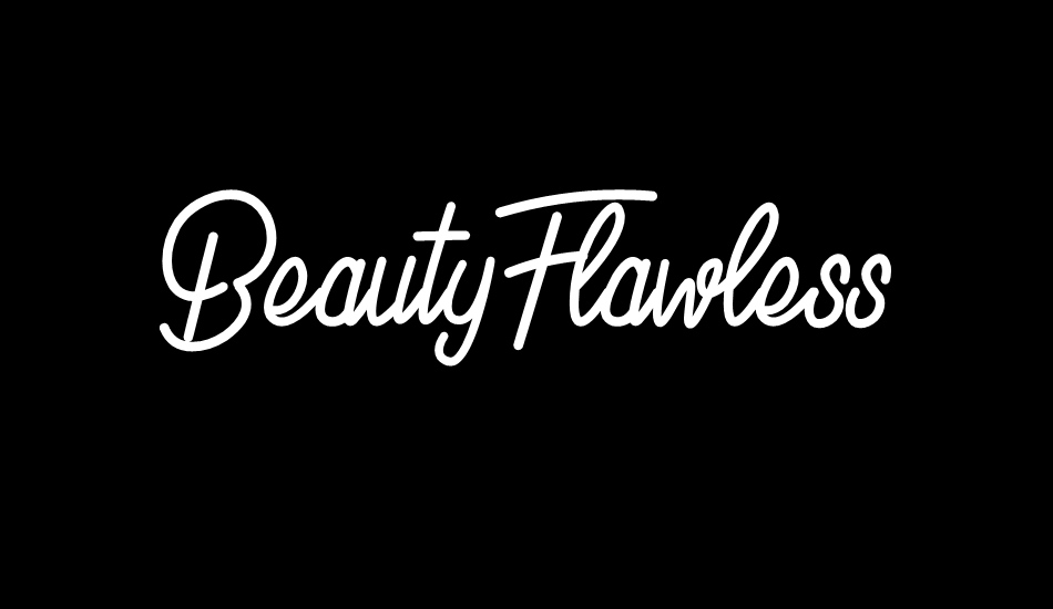 BeautyFlawless font big