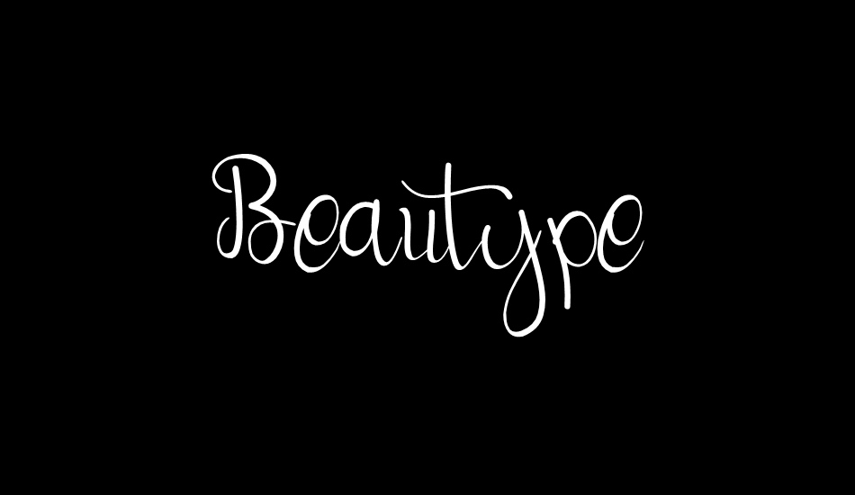 Beautype Demo font big