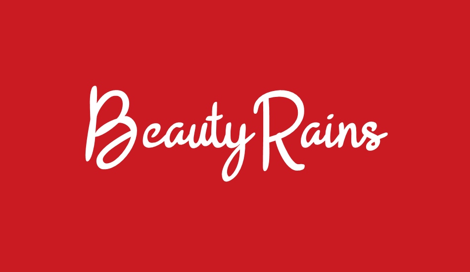 BeautyRains font big