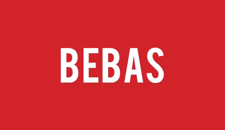 Bebas font big