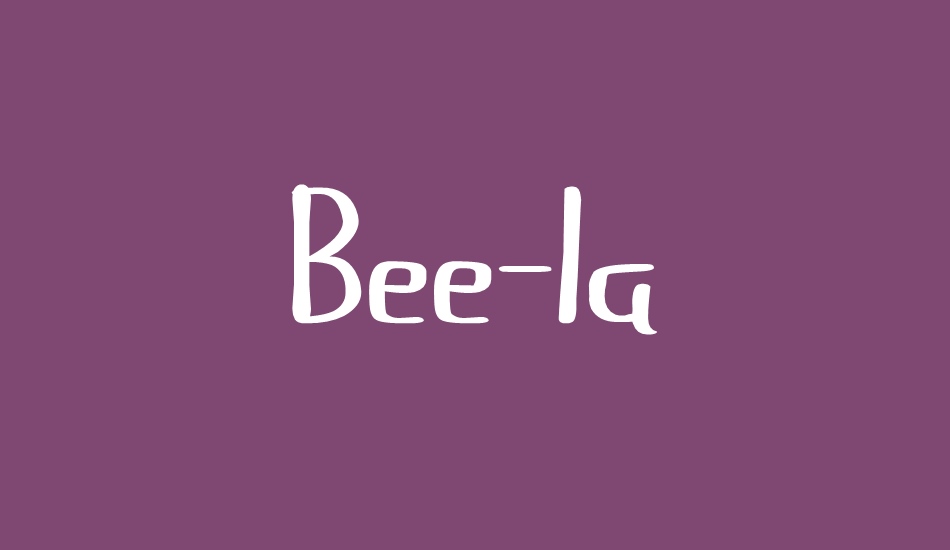 Bee-la font big