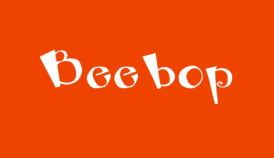 Beebop font big