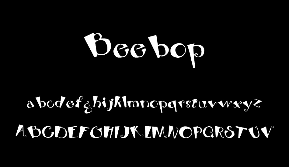 Beebop font