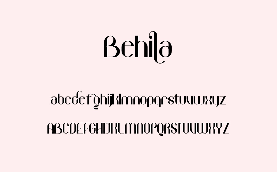 Behila font