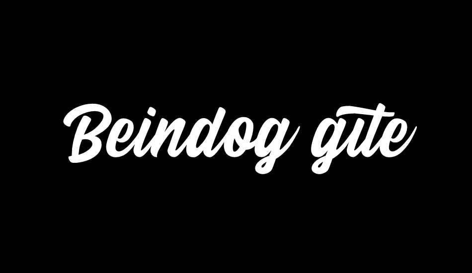 Beindog gite font big