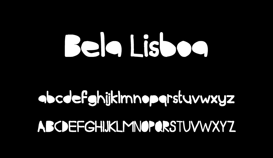 Bela Lisboa font