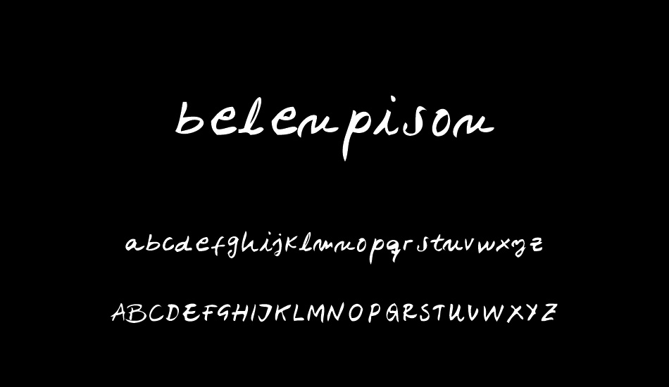 belenpison font