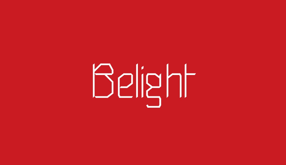 Belight font big