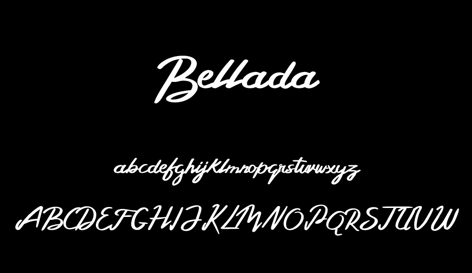 Bellada font