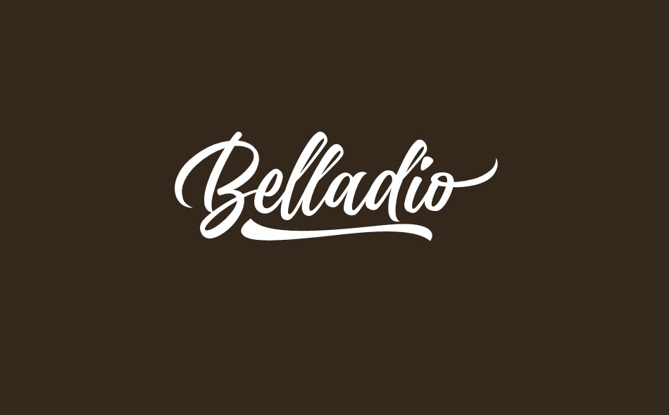 Belladio font big