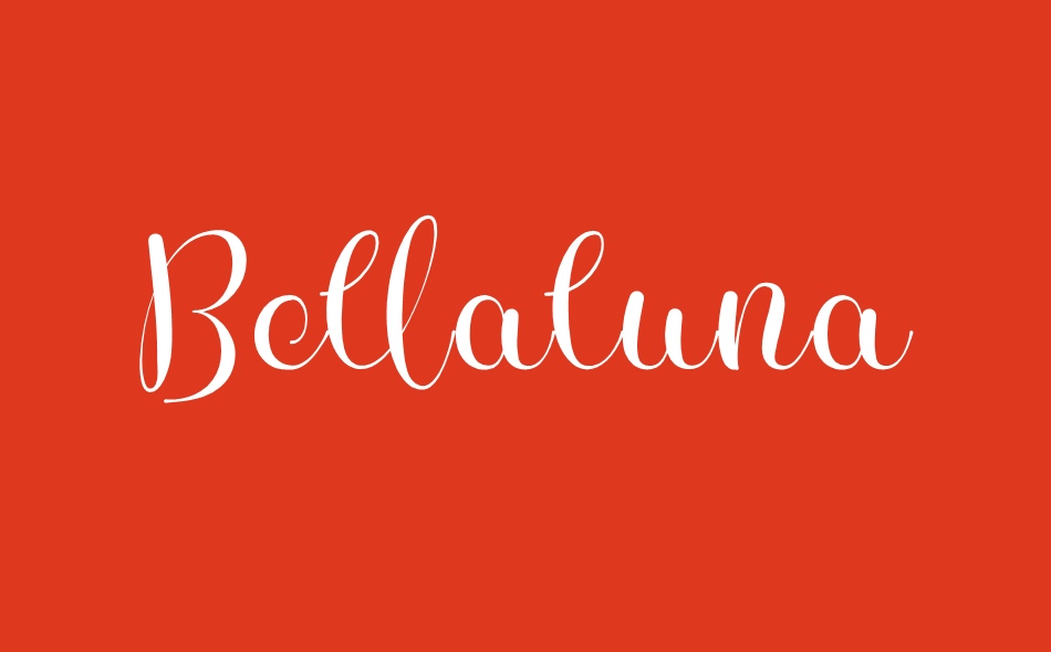 Bellaluna font big