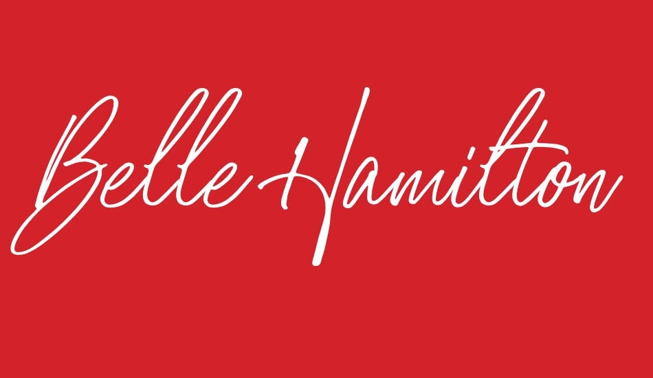 Belle Hamilton font big