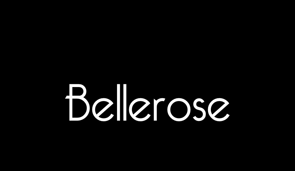 Bellerose font big