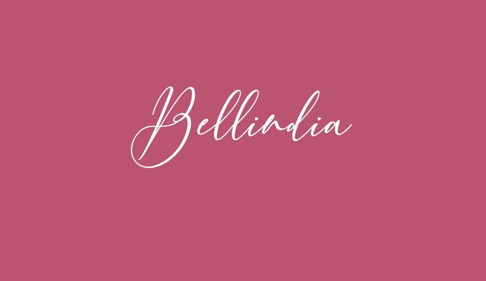 Bellindia font big