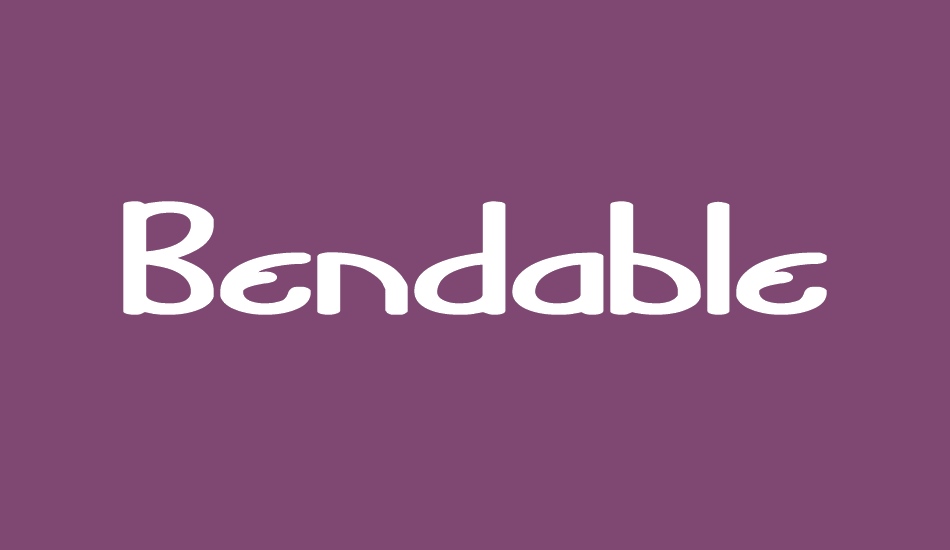 Bendable BRK font big