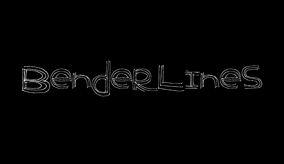 BenderLines font big