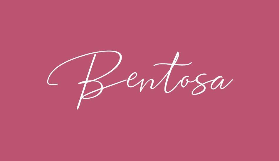 Bentosa font big