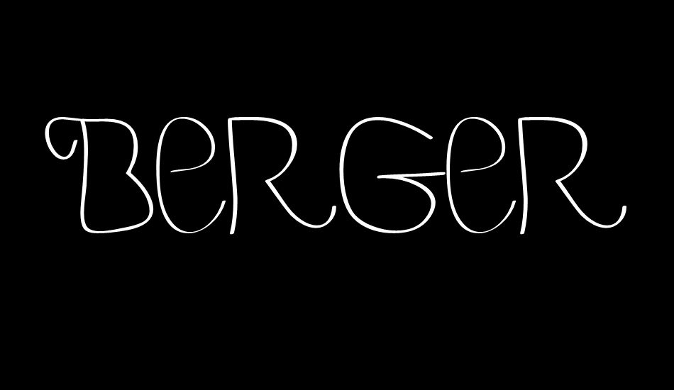 BergerBerger Caps font big