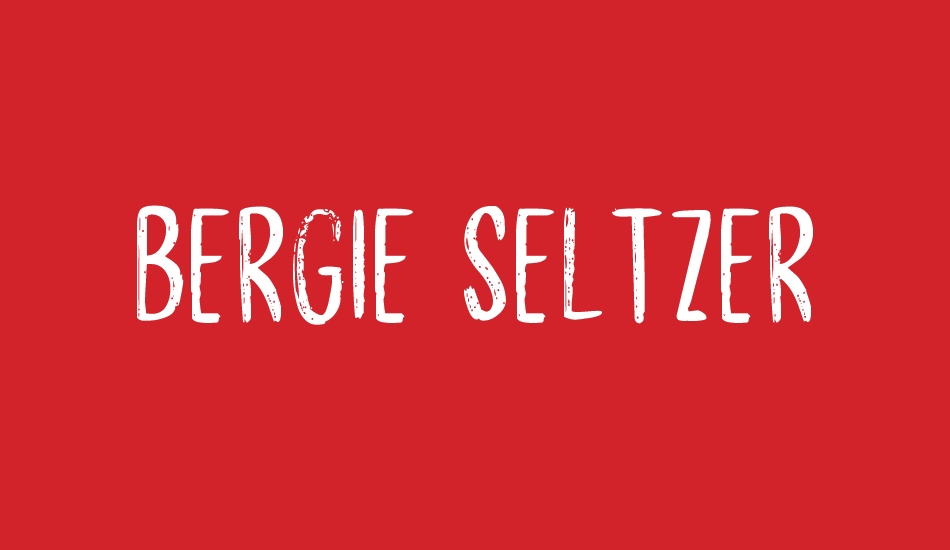 Bergie Seltzer DEMO font big