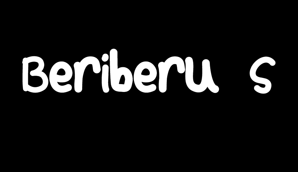 Beriberu Sweetie Normal font big