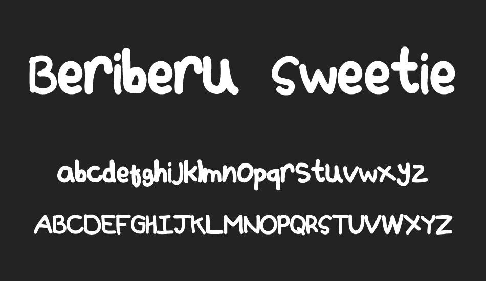 Beriberu Sweetie Normal font