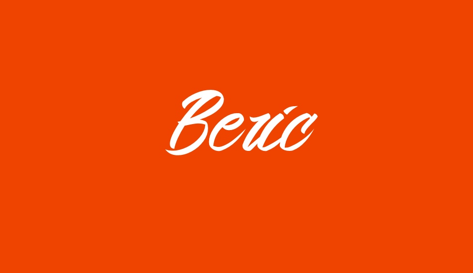 Beric font big