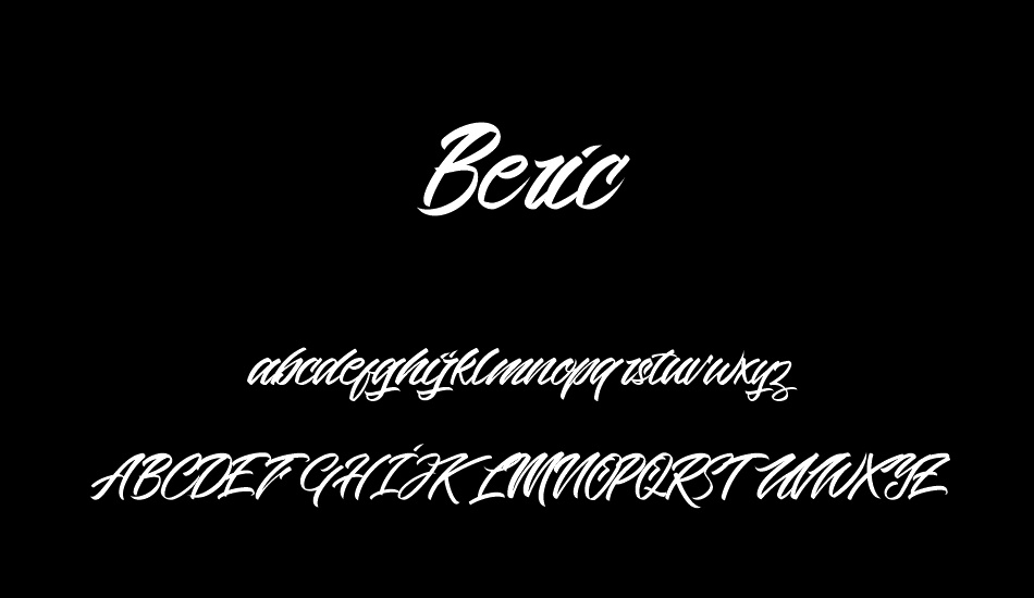 Beric font