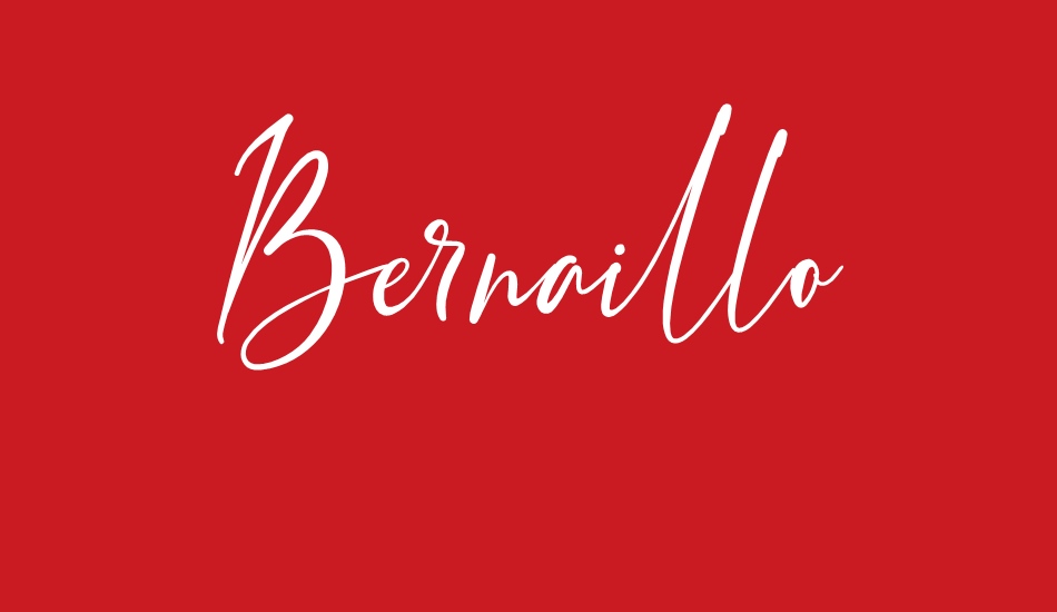 Bernaillo font big