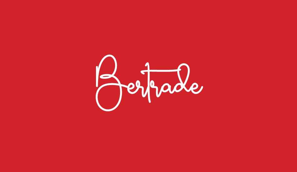 Bertrade font big