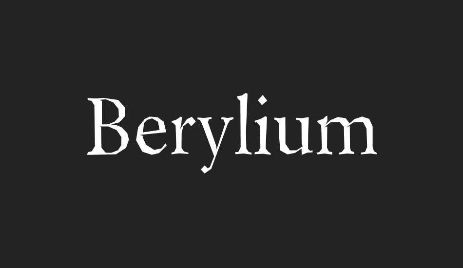 Berylium font big