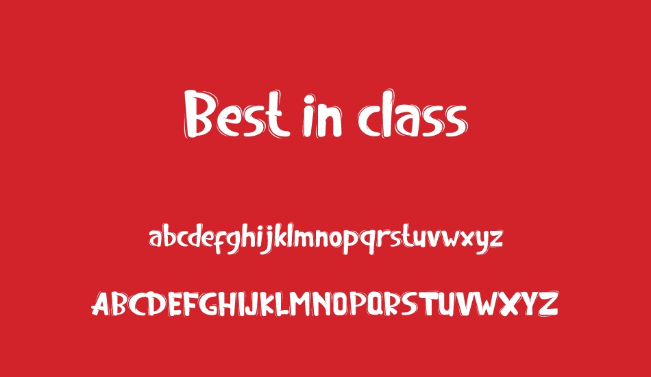 best-in-class font