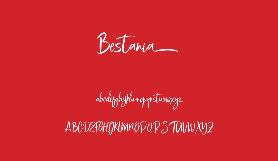 bestania font